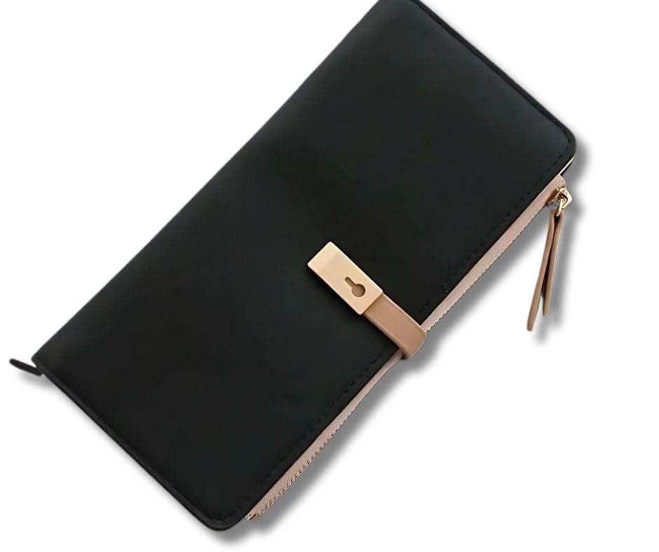 Premium Leather Long Wallet | Chic & Spacious Women's Accessory - WWC005