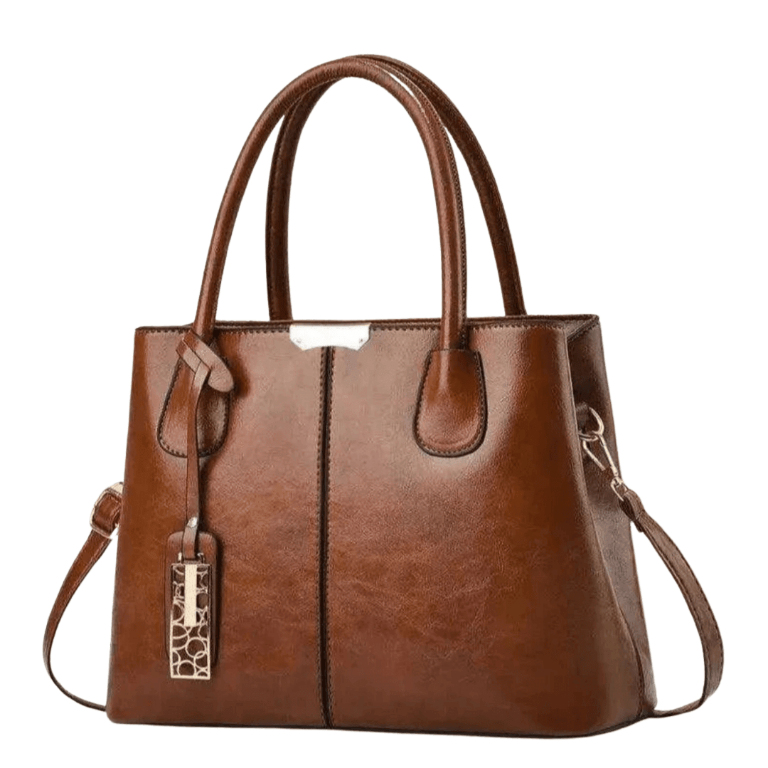 Elegant Retro PU Leather Handbags - Trendy Office Bags - WSH007