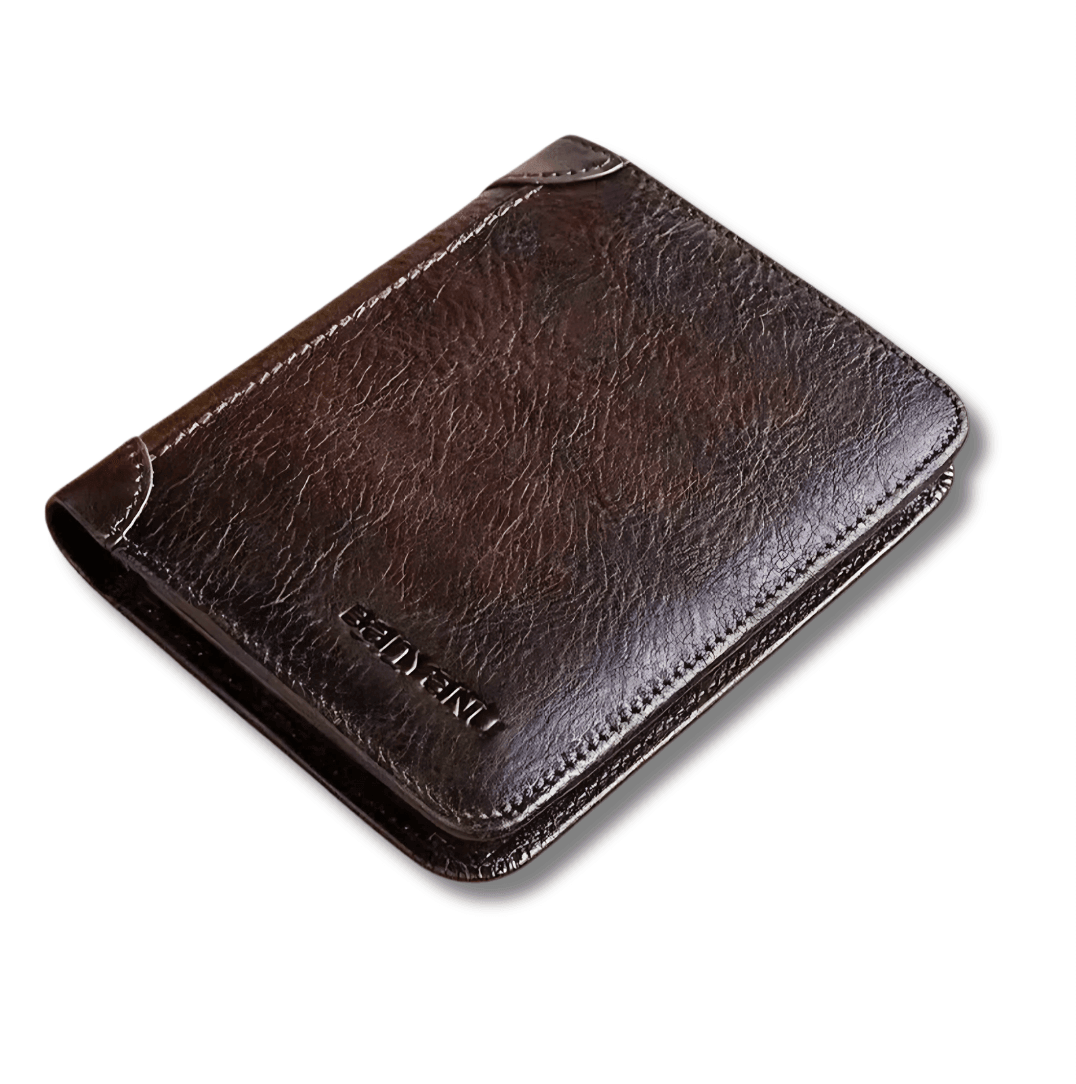 Genuine leather retro wallet - Stylish & Durable Accessory - MCW004