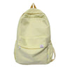 Waterproof Backpack - Solid Color Travel & School Bag - BagsClub