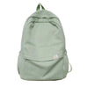 Waterproof Backpack - Solid Color Travel & School Bag - BagsClub