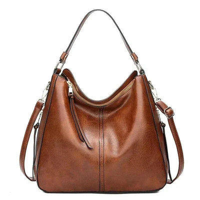 Luxury handbag for women in soft leather with chic designer style.