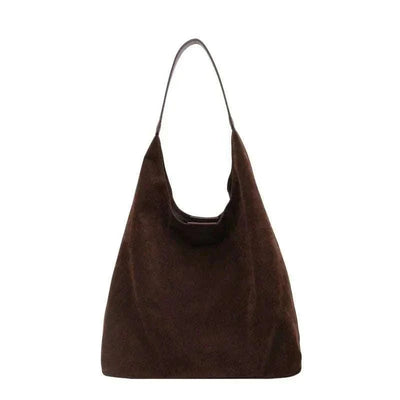 Vintage suede shoulder bag: Stylish Women's Fashion Accessory - BagsClub