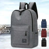 Versatile backpack, unisex, school and travel bag, 15-inch, water-resistant polyester, multiple colors.