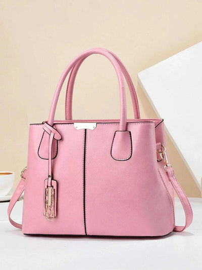 Elegant Retro PU Leather Handbags | Women's Work & Office Bags - BagsClub