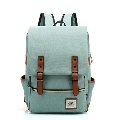 Vintage Canvas 16" Laptop Travel Backpack | Stylish School Bag