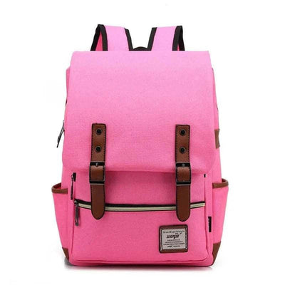 Vintage Canvas 16" Laptop Travel Backpack | Stylish School Bag