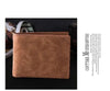 Leather Wallet with Zipper, Card Holder and Coin Pocket - BagsClub