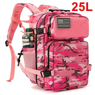 QT&QY 25L/45L Tactical Backpack - Outdoor Survival & School Rucksack - BagsClub