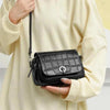 Mini Crocodile Pattern Shoulder Bag - Stylish Small Handbag - BagsClub