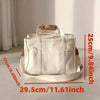 Casual Canvas Handbag - Stylish Women’s Bag for Everyday Use - BagsClub