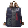 Fashion Designer Canvas Backpack - Women's Stylish School Bag