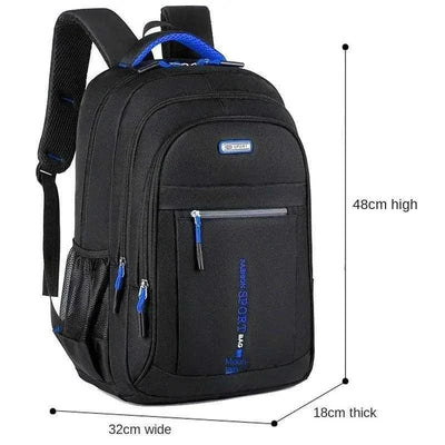 Men's Oxford Waterproof Backpack - Business, Travel & School Rucksack - BagsClub