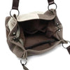 Canvas retro bag, stylish and spacious, with durable canvas interior and zipper closure.