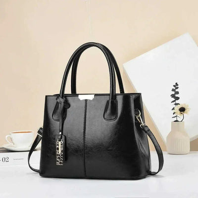 Elegant Retro PU Leather Handbags | Women's Work & Office Bags - BagsClub