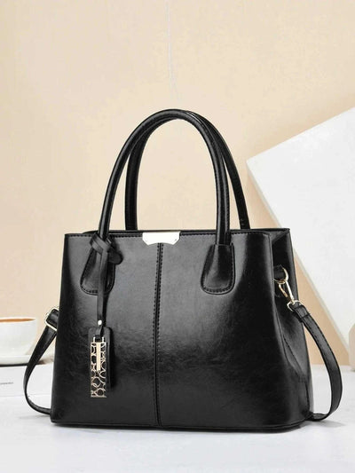 Elegant Retro PU Leather Handbags | Women's Work & Office Bags - BagsClub