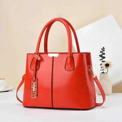 Elegant Retro PU Leather Handbags | Women's Work & Office Bags - BagsClub