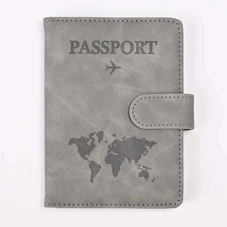 Unisex RFID Travel Passport Wallet - Secure & Stylish Accessory - BagsClub