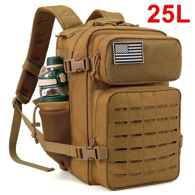 QT&QY 25L/45L Tactical Backpack - Outdoor Survival & School Rucksack - BagsClub