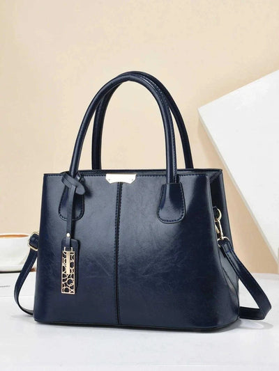 Elegant Retro PU Leather Handbags | Women's Work & Office Bags - BagsClub