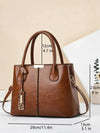 Elegant Retro PU Leather Handbags | Women's Work & Office Bags - BagsClub