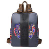 Fashion Designer Canvas Backpack - Women's Stylish School Bag