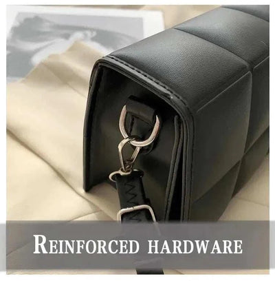 Fashion Brand Designer Shoulder Bag with reinforced hardware detail.