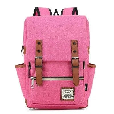 Vintage Canvas 16" Laptop Travel Backpack | Stylish School Bag